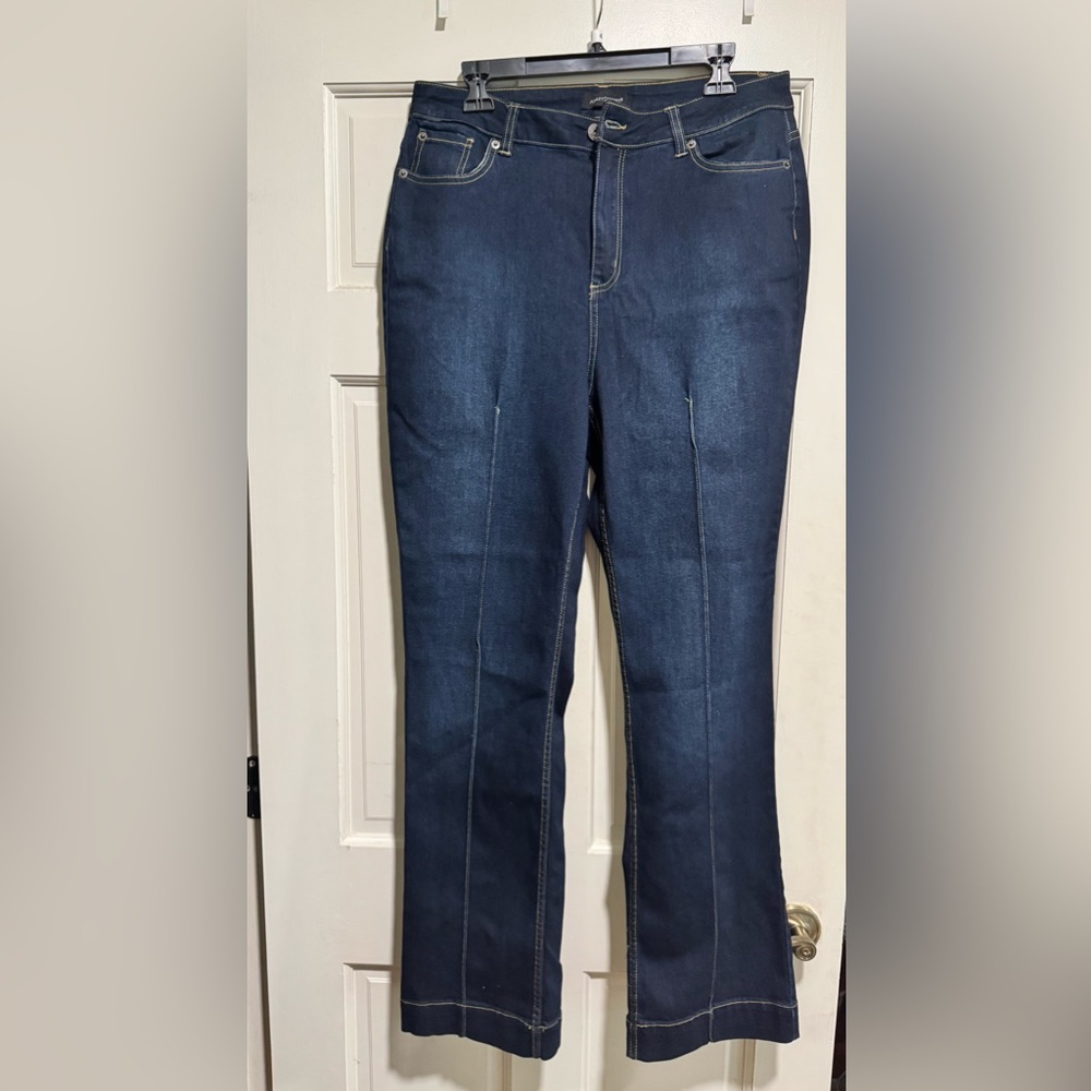 Ashley Stewart Dark Blue Straight Leg Jeans